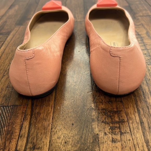 Marc by Marc Jacobs flats peach and orange leather size 37.5 or 6.5 to 7 - Picture 4 of 10